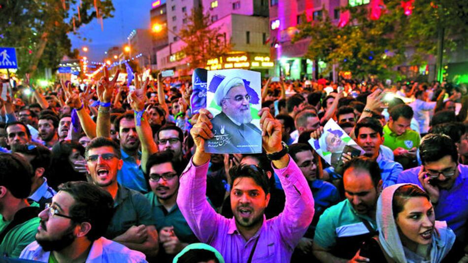 Los iraníes reeligieron a Rohaní