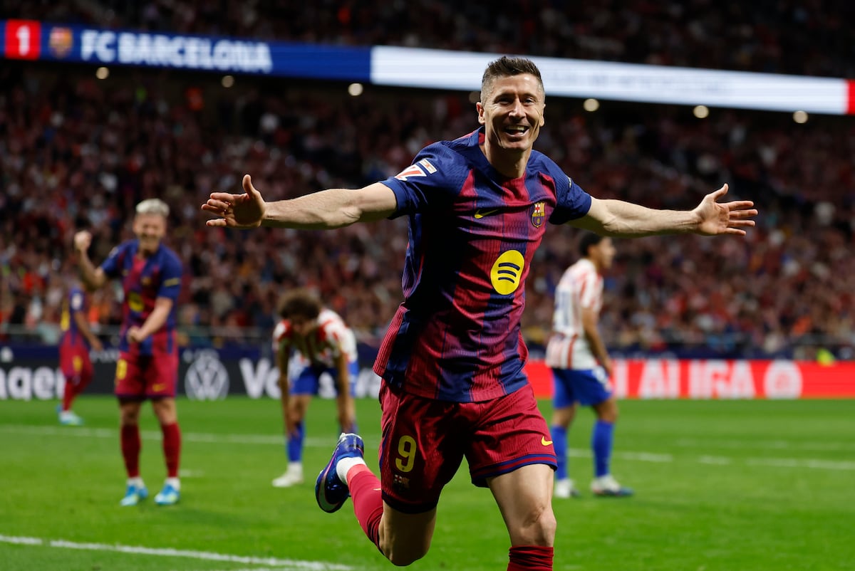 Lewandowski da triunfo agónico al Barcelona y lo acerca al título de LaLiga