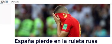 España se va por un 'chasco' en la 'ruleta rusa'