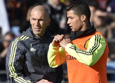 Zidane desestima salida de Cristiano Ronaldo del Real Madrid