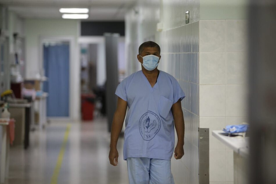 La disponibilidad de camas en sala está en un 45%