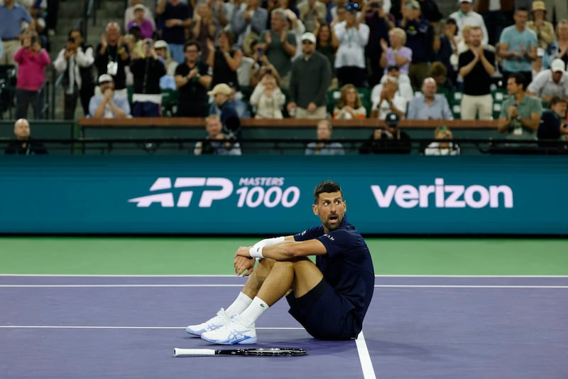 Djokovic se baja del Masters de Miami por lesión