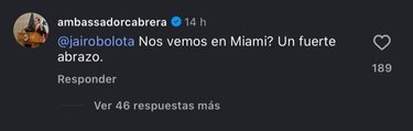 Embajador de Estados Unidos a Jairo Salazar: ‘¿Nos vemos en Miami?’