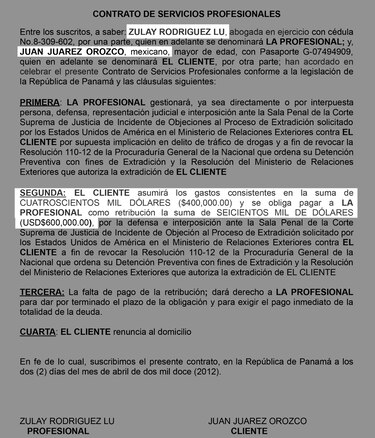 Pegasus y Zulay Rodríguez: cuatro clientes y más lingotes de oro