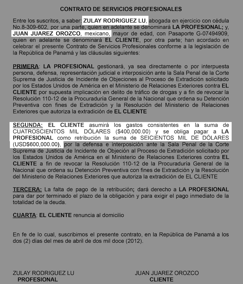 Pegasus y Zulay Rodríguez: cuatro clientes y más lingotes de oro