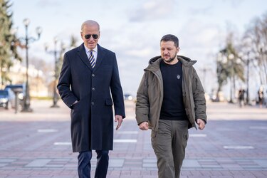 Biden llega a Polonia tras un viaje de más de ocho horas en tren desde Kiev