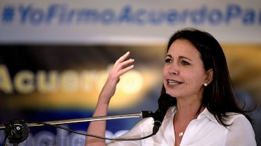 María Corina Machado se rebela contra el gobierno y anuncia que correrá en las parlamentarias