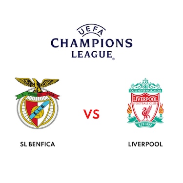SL Benfica ante Liverpool en los cuartos de final de la Champions League