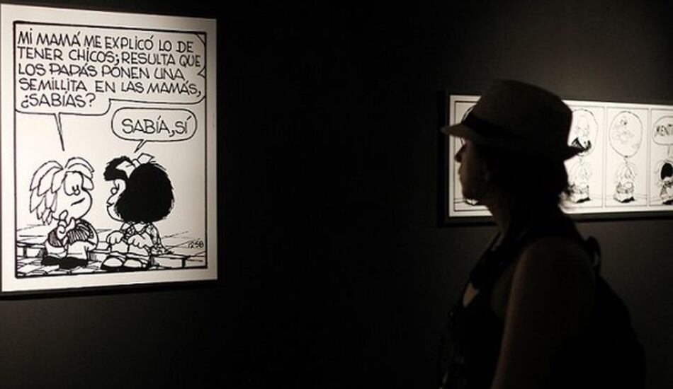 Mafalda se une al festival 'Santiago a Mil' con exposición sobre Quino