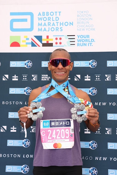 Historia de disciplina: panameño logra por segunda vez las seis grandes maratones del mundo