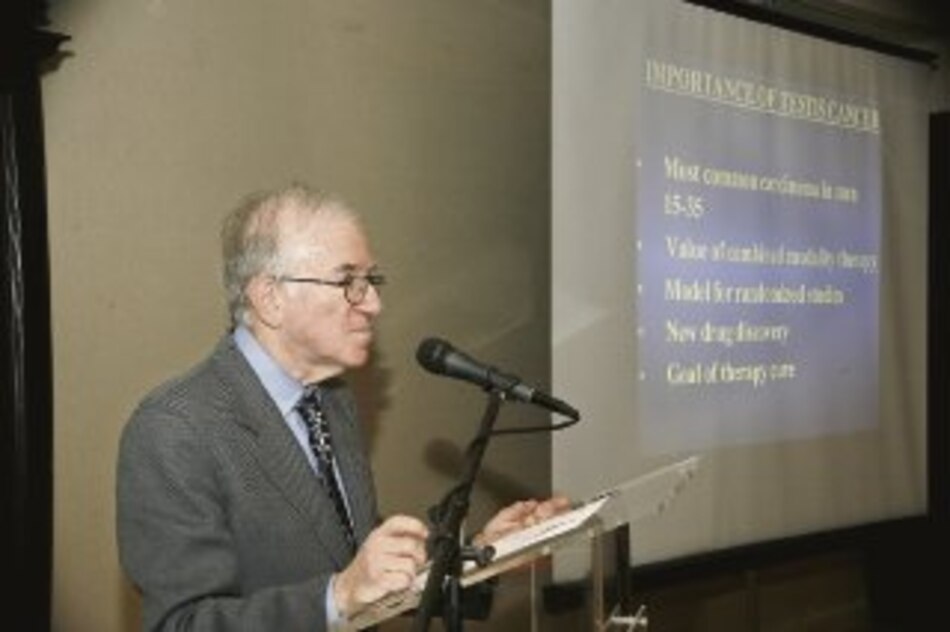 El cáncer testicular es curable: Lawrence Einhorn