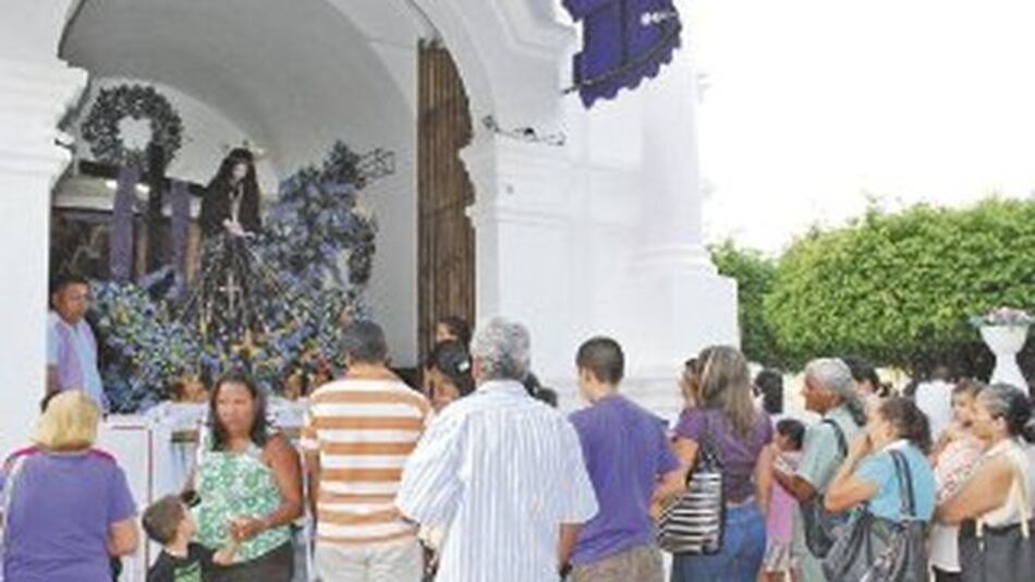 Atalaya de fiesta con el Cristo Nazareno