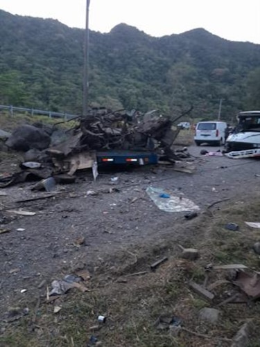 La tragedia del autobús de migrantes 5B-54 con destino a Los Planes en Gualaca  