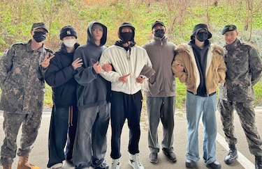 BTS en el servicio militar: se filtran fotos del grupo