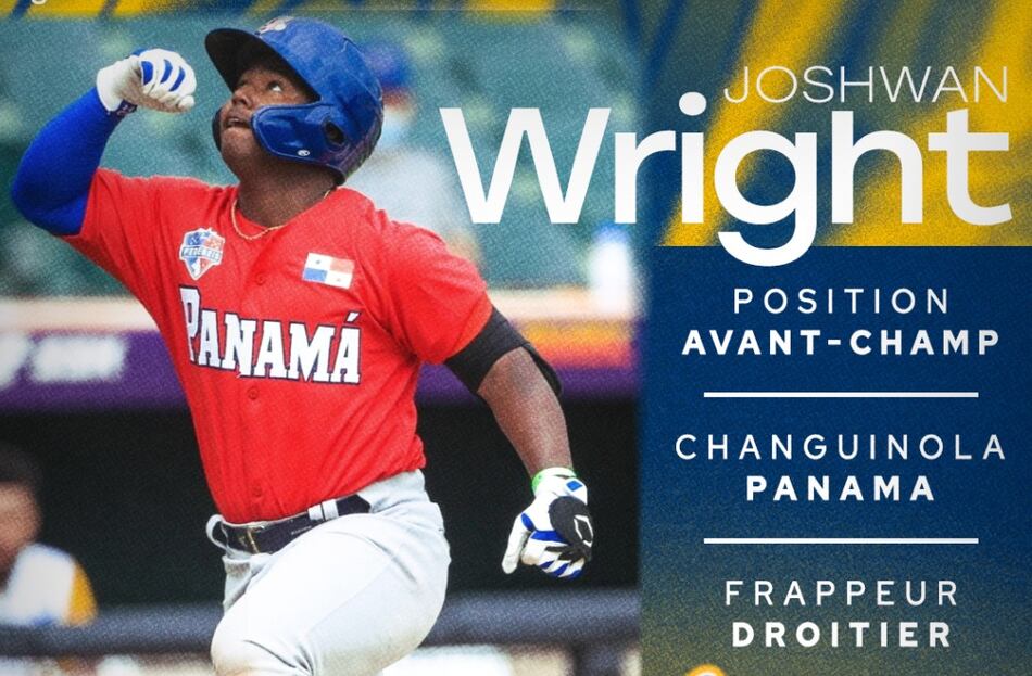 Joshwan Wright refuerza el talento panameño en los Capitales de Quebec