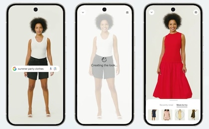 Probarse ropa de forma virtual ya es posible con la experiencia de búsqueda de Google en Estados Unidos