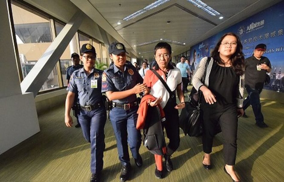 Arrestan en Filipinas a periodista opositora al presidente Duterte