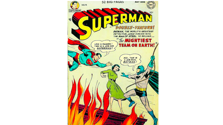 Las batallas de Batman y Superman