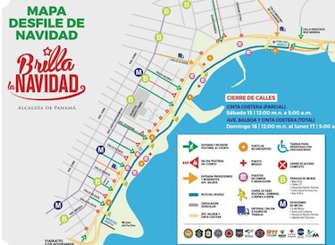 Conozca la ruta y normas de seguridad para el desfile de Navidad 2018