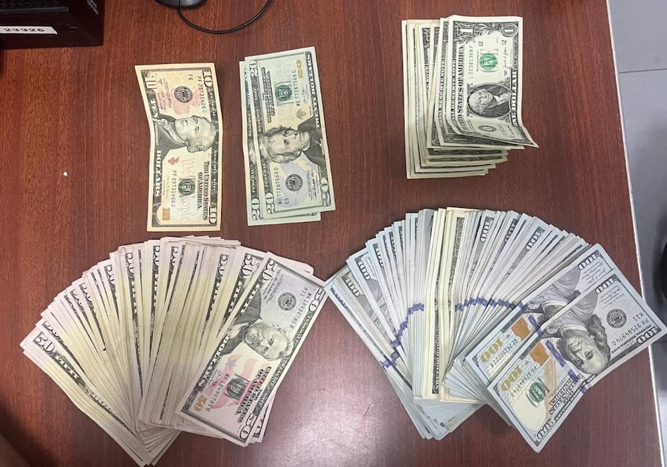 En la ruta del ‘cash’ ilícito: decomisan casi un millón de dólares en lo que va de 2025