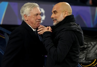 Carlo Ancelotti no cree en las declaraciones de Pep Guardiola
