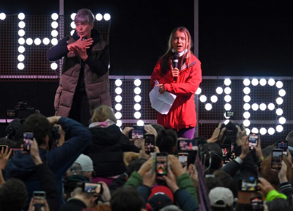 Activista Greta Thunberg dice en Glasgow que la COP26 es ‘un fracaso’