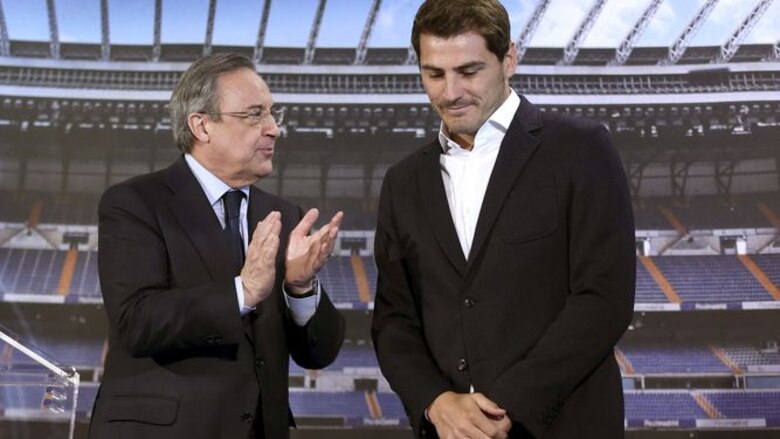 Florentino Pérez: 'Nadie le ha pedido a Casillas que deje el club'