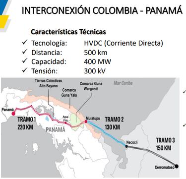 Interconexión Panamá-Colombia se acerca a su punto de no retorno