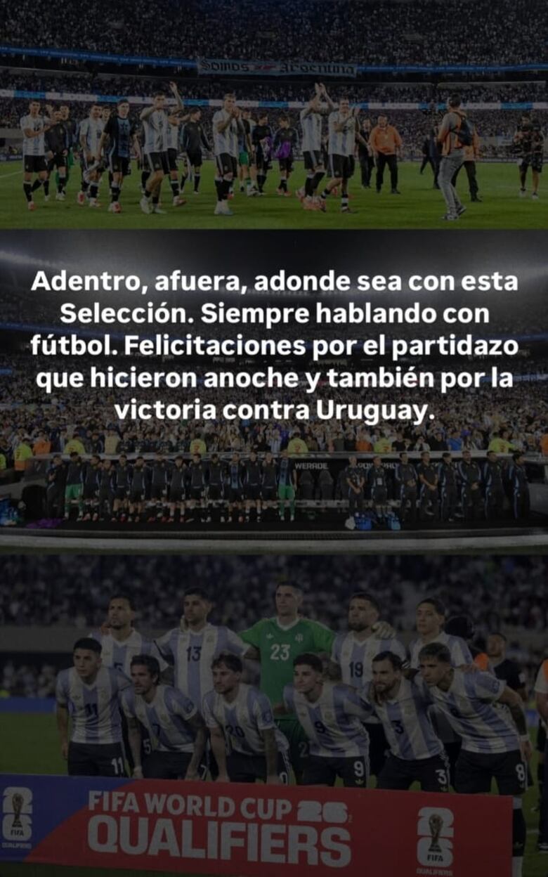 Fiesta Albiceleste: La reacción de Messi tras la goleada de Argentina a Brasil  