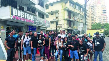 La caminata de los fotógrafos