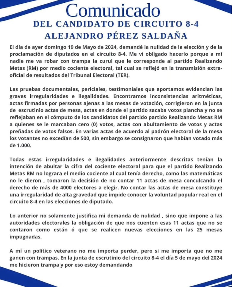 ¿Qué está en juego con la impugnación en el 8-4?