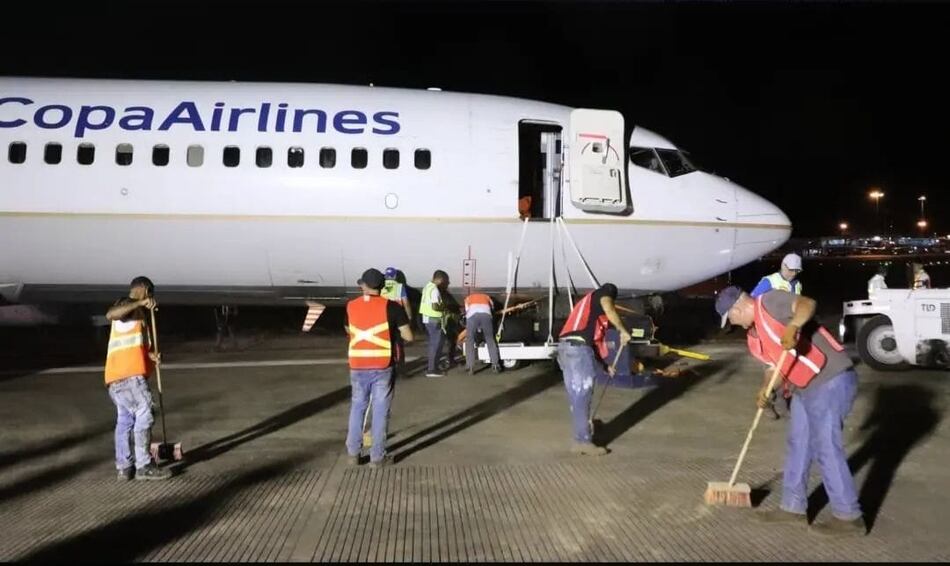 Tocumen remueve de la pista el avión que se accidentó el domingo pasado