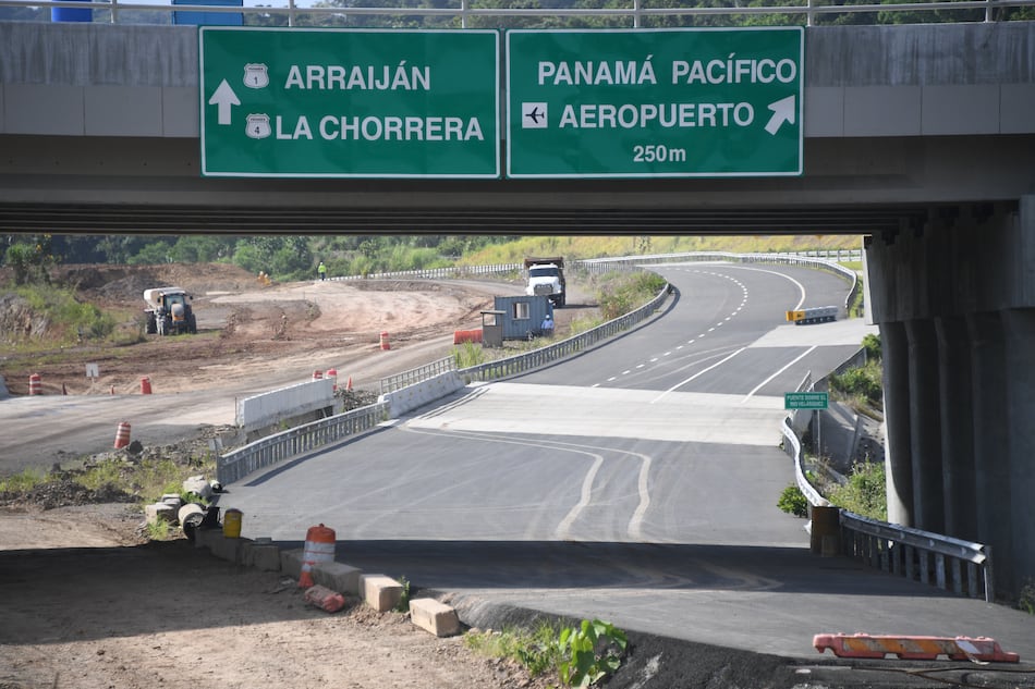 Anuncian cierre temporal de cuatro tramos de la vía Panamericana en Arraiján desde este jueves