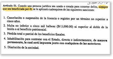 Empresas pantalla tendrían blindaje