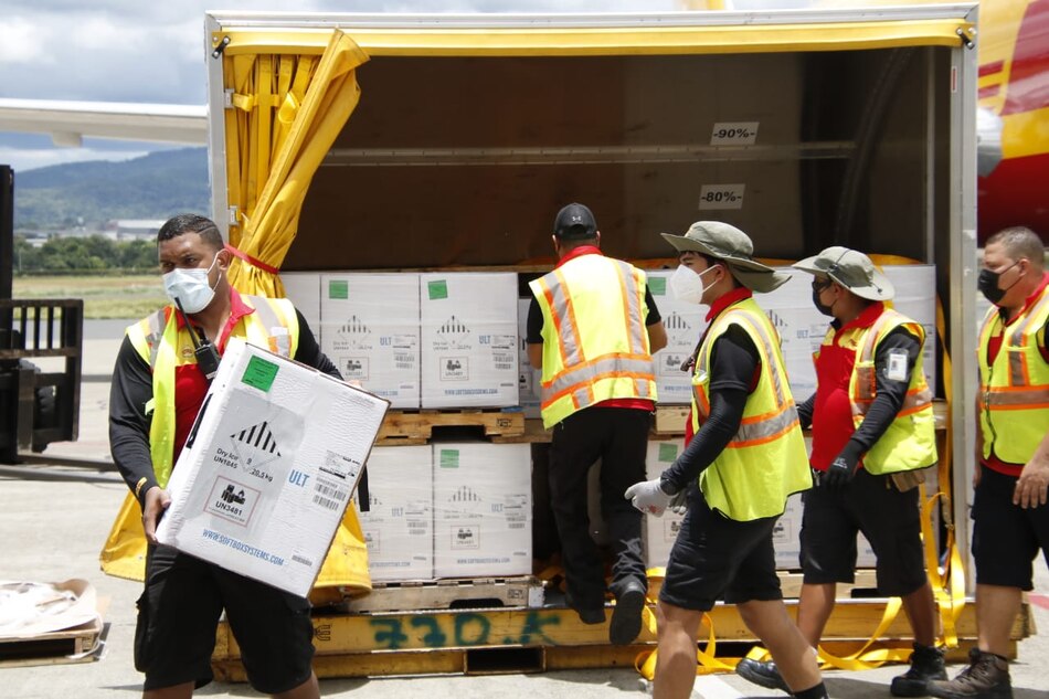 Panamá recibió en agosto 2.2 millones de vacunas contra la Covid-19