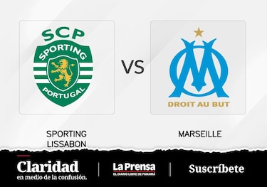Olympique Marsella vs. Sporting de Lisboa de regreso en el campo de juego