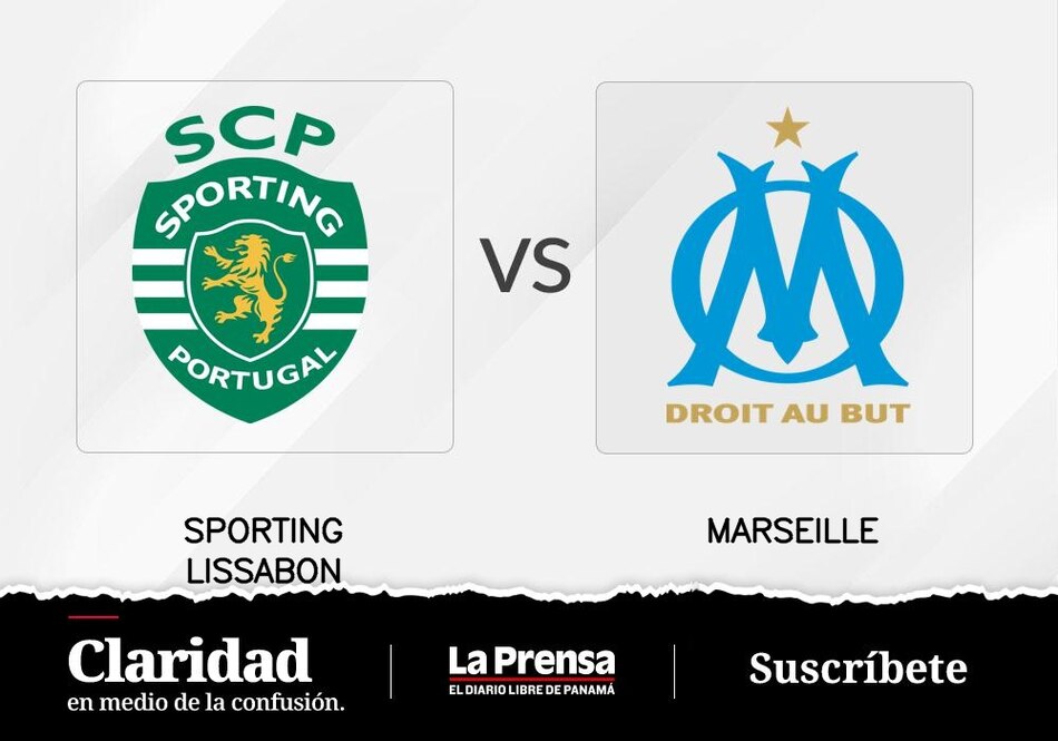 Olympique Marsella vs. Sporting de Lisboa de regreso en el campo de juego
