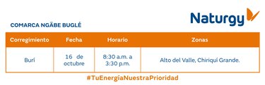 Trabajos de mantenimiento en la red eléctrica del 13 al 19 de octubre 2025