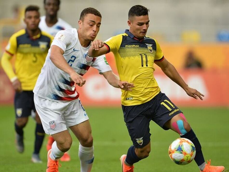 Ecuador Sub-20 derrota 2-1 a Estados Unidos y se mete en 'semis' del Mundial