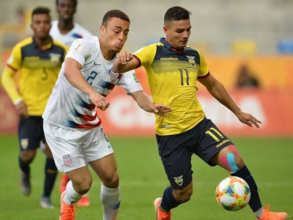 Ecuador Sub-20 derrota 2-1 a Estados Unidos y se mete en 'semis' del Mundial
