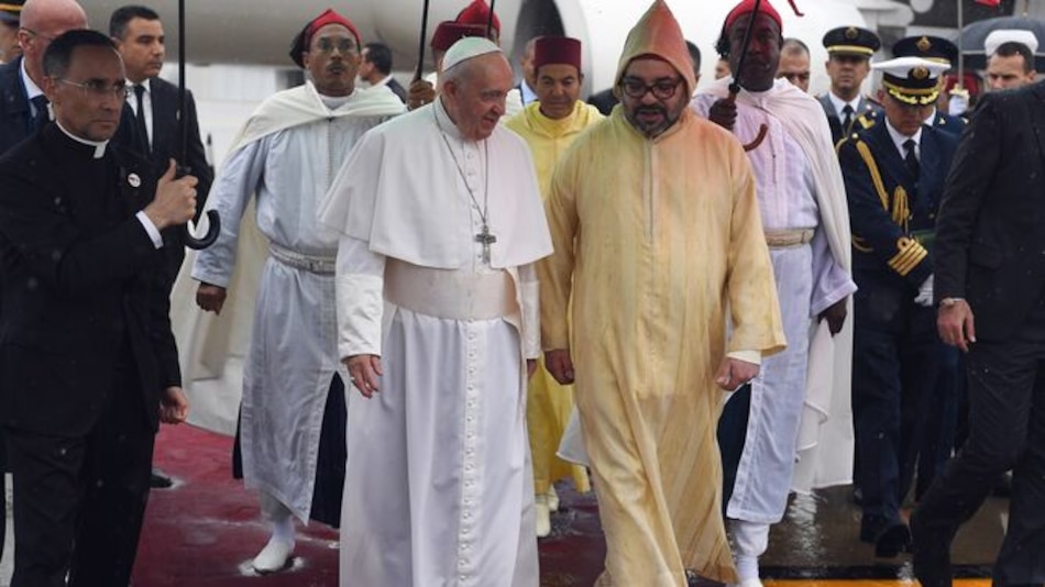 El papa Francisco llegó a Marruecos, tierra de 'islam moderado'