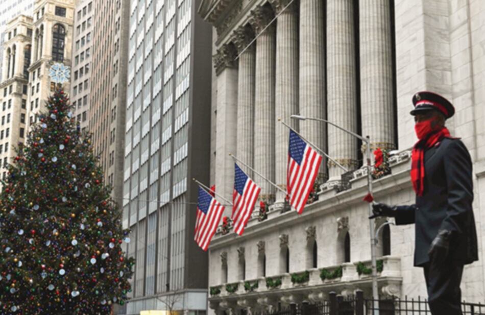 Wall Street cierra el año con una nota pesimista