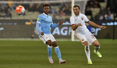Manchester City y Roma empatan en partido amistoso