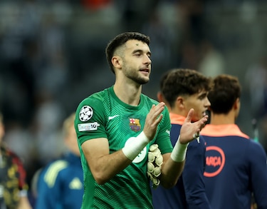 Joan García, portero del Barcelona se rompe el menisco y estará entre cuatro y seis semanas de baja