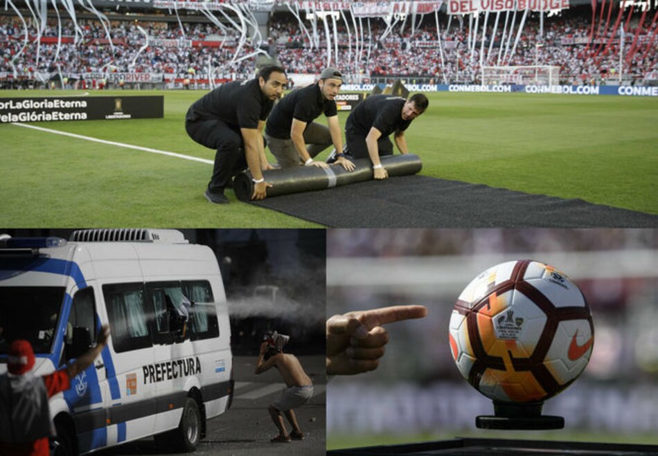 Tras incidentes, final de la Copa Libertadores se jugará el domingo