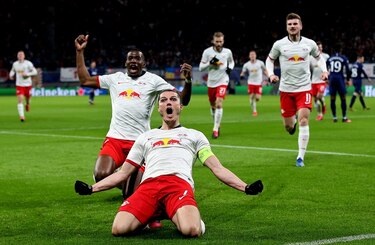 El Leipzig golea al Tottenham de Mourinho y logra histórico pase a cuartos de final