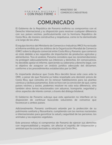 Conozca los 10 datos claves del conflicto comercial entre Panamá y Costa Rica en la OMC