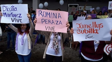 ‘¡No más feminicidios!’, gritaron manifestantes que pedían más seguridad en Boquete
