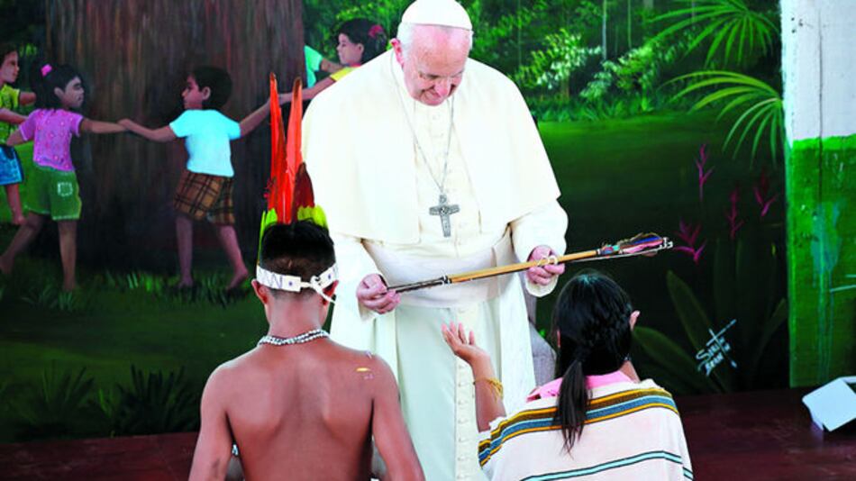 El papa pide respetar selva de la Amazonía
