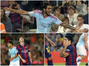 Barcelona pierde en casa con el Celta y cede el liderato